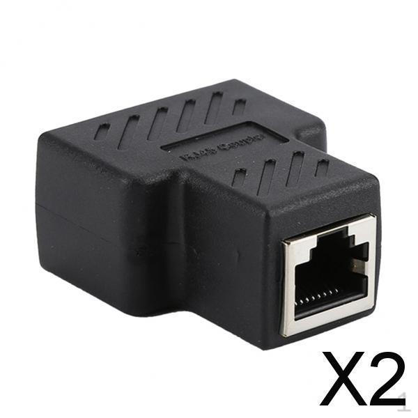 

3x1x 8P8C 1 к 2 Адаптер-разветвитель Сетевой разъем Черный , Черный,