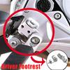 2PC Universal Silver Aluminum Motorcycle Foot Peg Passenger Footpeg Lowering Kit