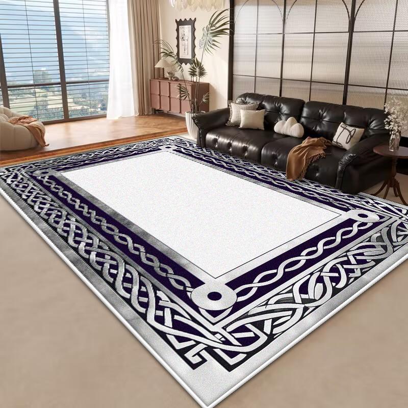 Golden Luxury Carpet Large Living Room Modern Decoration Home Rugs Non-slip Bedroom Mat Customizable Coffee Table Lounge Rugs