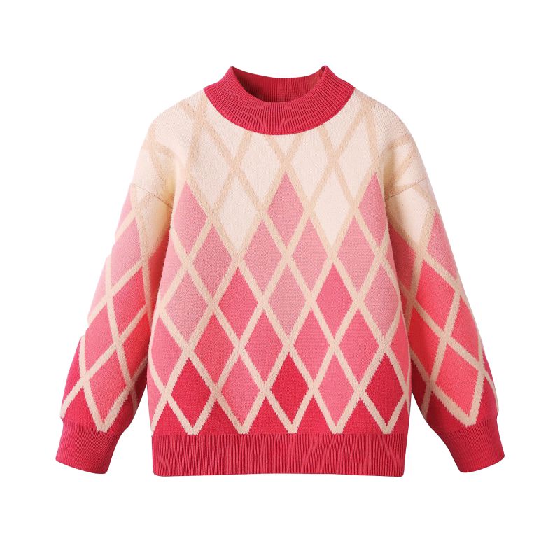 

Детский свитер с круглым вырезом, с длинным рукавом 120