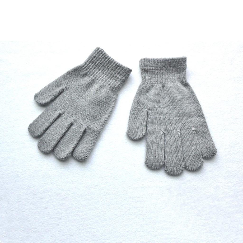 Children Knitted Gloves For 12-15Y Baby Students Winter New Solid Warm Full Finger Mittens Outdoor Kids Cycling Skiing Gloves