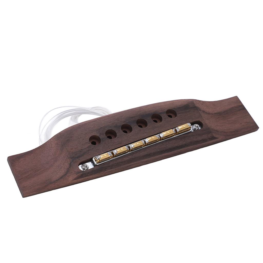 Piezo Pickup Active Dynamic for Folk Acoustic Guitar Bridge Sound Hole Instrument Accessories