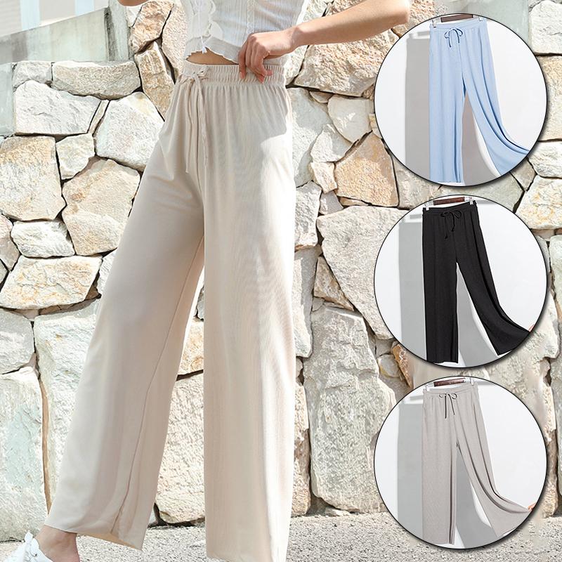 Wide Leg Yoga Cropped Pants