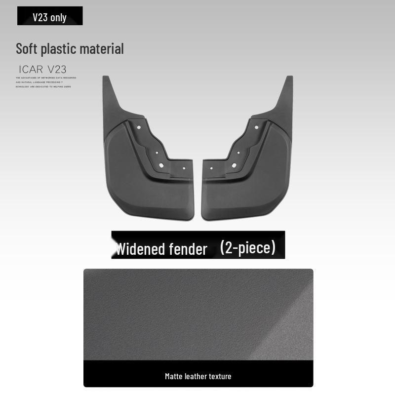 Rear Bumper Fender Flares for Chery ICAR V2 - Rear Wheel Mud Flaps and Splash Guards