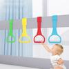 Bed Accessories Baby Pull Ring Solid Color Baby Crib Hooks Baby Toys Hanging Ring  Pendants