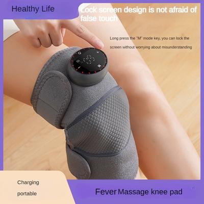New Heating Massage Knee Pads Joint Hot Compress Warm Massage Shoulder Knee Elbow Wireless Massage Portable Heating