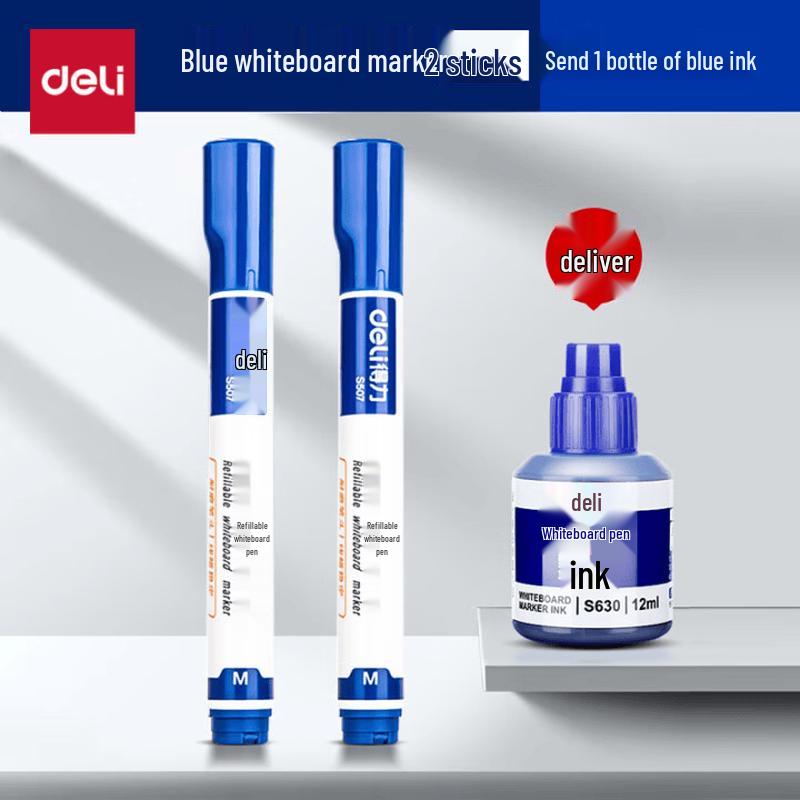 Deli Refillable Whiteboard Marker