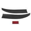 3pcs Rear Trunk Spoiler Kit ABS Adjustable Wearproof Heat Resistant Universal for SedanCarbon Fiber Style