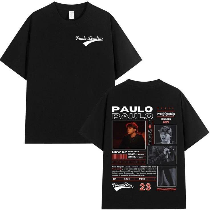 Paulo Londra Home Run April 12 1998 Music Fan Graphic T-shirt 3XL