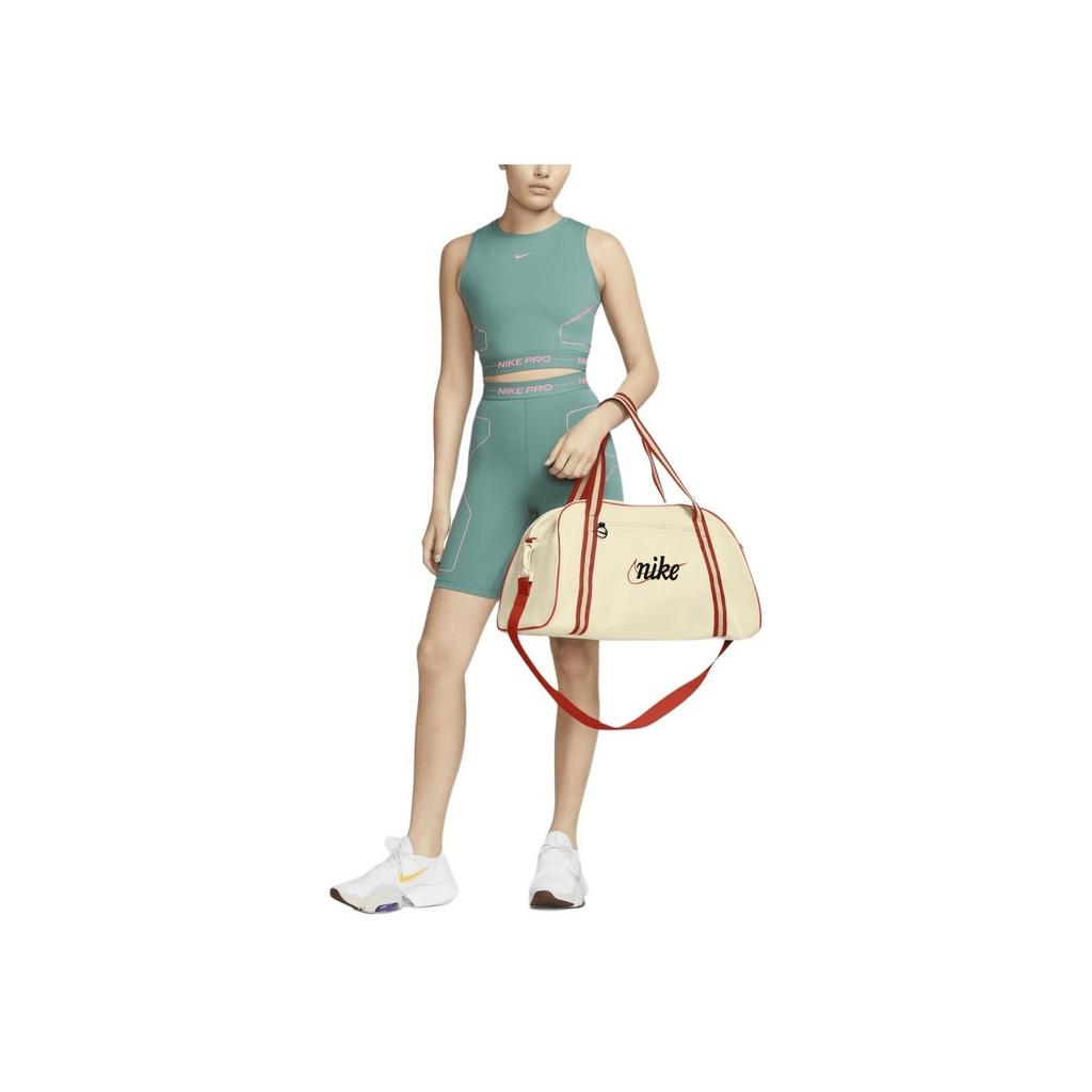 New Nike Gym Bags Coconut Milk & Passionate Red & Black DH6863-113