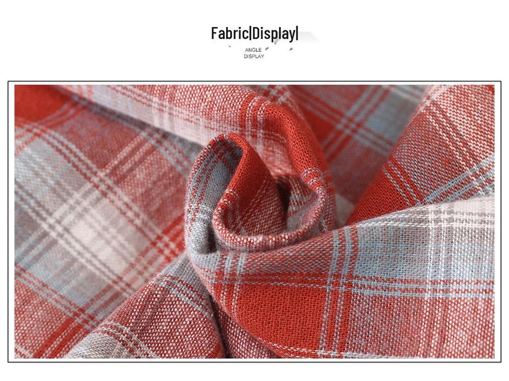 Women's Long Sleeve Pure Cotton Plaid Shirt - 2024 Autumn Mother's Blouse, Perfect for Spring and Autumn.