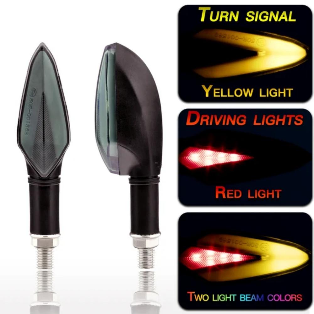 

Универсальные мотоциклетные светодиодные указатели поворота, указатели поворота, мигающий задний стоп-сигнал, стоп-сигнал красный