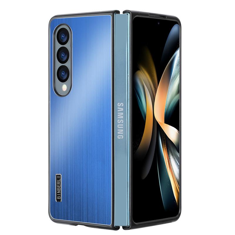 Odpowiedni dla Samsunga Galaxy Z Fold6 Etui na telefon składany Szczotkowany metal Flip6 Odporne na upadki Etui ochronne z TPU