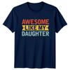 Awesome Like My Daughter Unisexs TShirt Father Daughter Fatherhood Fathers Day