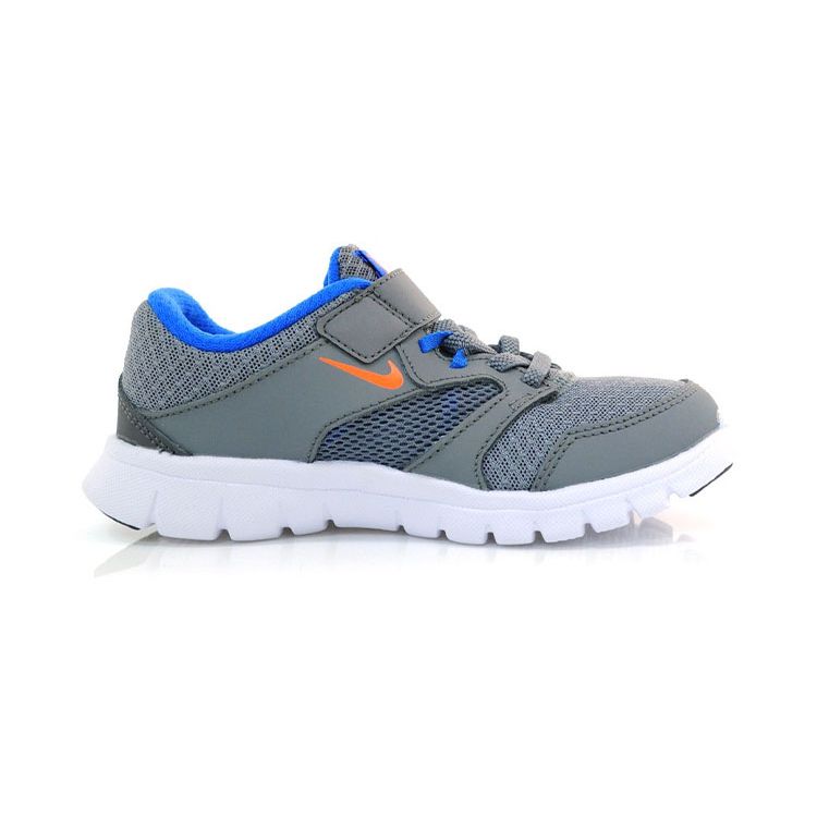 Nike Flex Experience 3 Non-Slip Shock Absorption Durable Low-Top Kids Running Shoes Kids Sneaker Gray Blue 653702-004