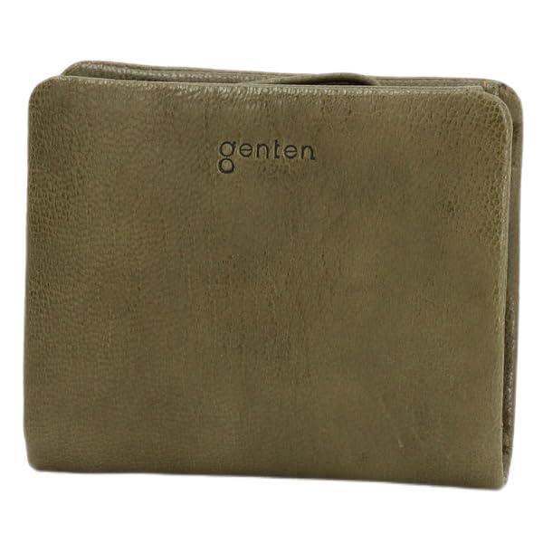 

Кошелек двойного сложения Goat Basic Khaki [Genten] женский хаки