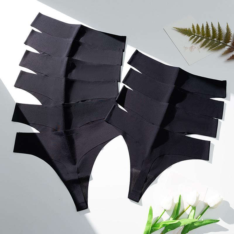 

BZEL 10PCS/Set Women s Panties Black Female Thongs Sexy Lingerie Breathable Underwear Sports Comfortable G-Strings Seamles Panty S&10pcs чёрный