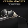 Steampunk Sunglasses For Men Women Trend Brand Designer Metal Vintage Sun Glasses UV400 Protection Eyewear