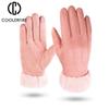 Mode Winter Frauen Handschuhe Warm Halten Touch-Screen Plus Kaschmir Isolierung Warme Spontan Outdoor Reiten Handschuhe ST220