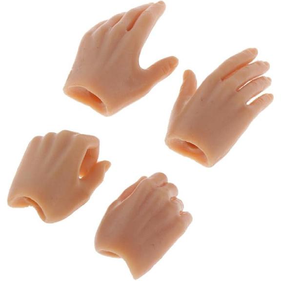 

Tongina 10Pair 1/6 Scale Natural Skin Hands Set for 12inch Action Figures Soliders