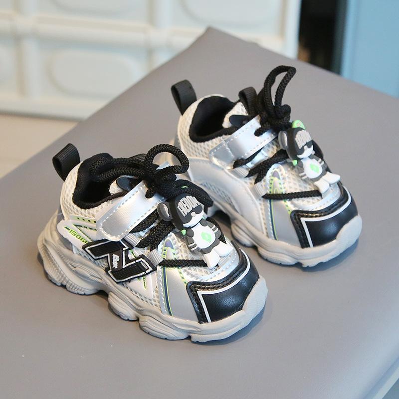 Children's sports shoes dad shoes autumn and winter new baby toddler shoes lightweight non-slip kindergarten shoes for men and women
