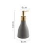 Ceramic Bathroom Liquid Soap Dispenser Bottle Shampoo Shower Gel and Lotion Storage Bottles Home Hotel Disinfectant Bottle