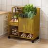JINGRX Multifunctional Kitchen Storage Cart