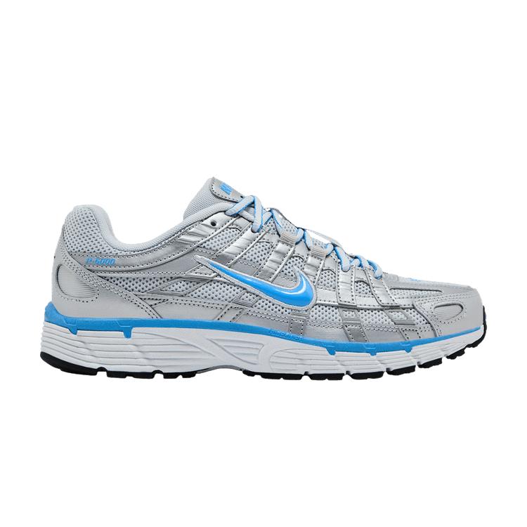 Herren Sneaker Nike P-6000 Metallic Platinum Pure Platinum Metallic Silver University Blue 42.5 white