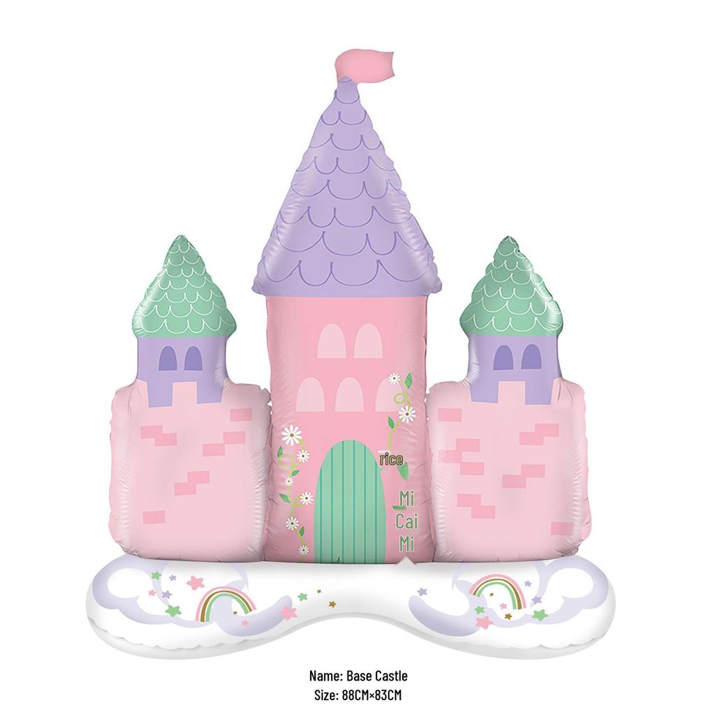 Baby's First Birthday Foil Cake Balloons & Photo Props Set