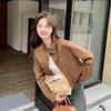 Melard Retro Loose Casual Jacket for Petite - Brushed Spring/Autumn Design