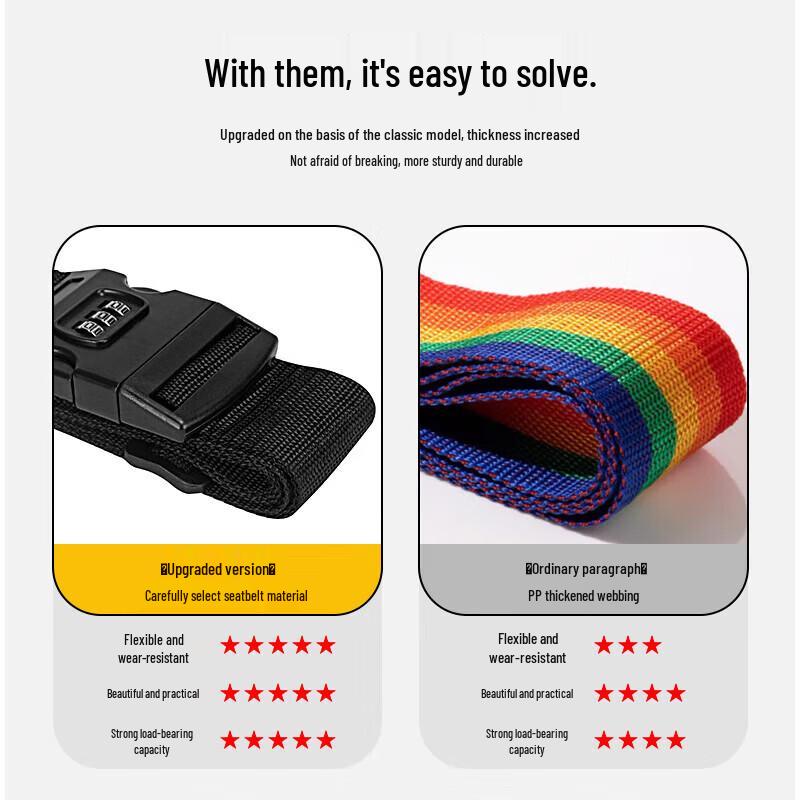 Cross Travel Luggage Strap