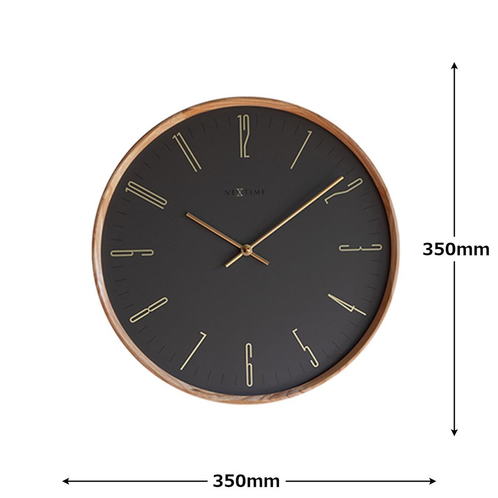 El Commune Wall Clock Thin M Gray NXT-J009