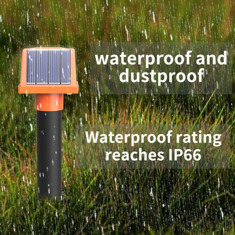 Solar-Powered Animal & Snake Repeller - Outdoor Waterproof Rodent Deterrent