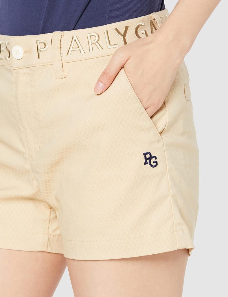 Shorts Daisy Dobby Product Wash 0 [Pearly Gates] Women's C/#030 (White) Only Stain-proof/Transparent / 055-3132302 040_Beige [S]