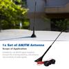 Car Radio AM/FM Antenna Built-in Amplifier Roof Mount Aerial Amplifier Booster Cable Mast Whip For Auto Truck Vehicle Replace