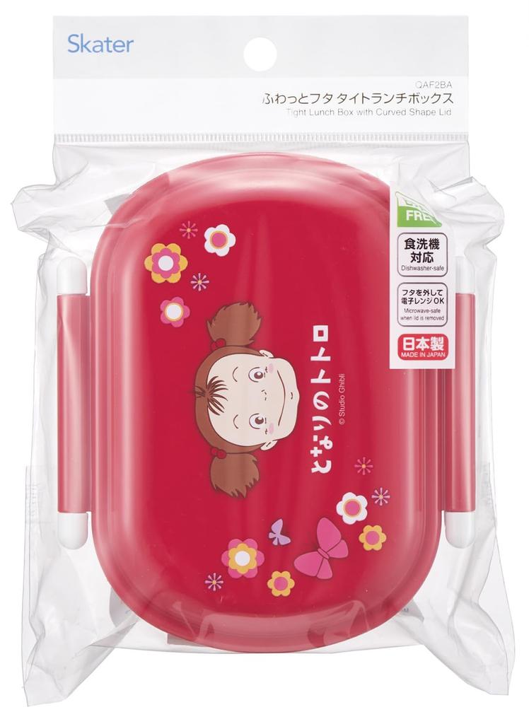 Skater Lunch Fluffy Packing Made in Dishwasher and Microwave Ghibli Totoro Lunch Children's Box, Design, 1-Tier, 360ml, Japan, Safe, Mei's Box, Girls'