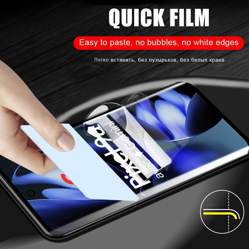 Pixel9a 5G Hülle 6 in 1 Weicher Hydrogel-Folien-Displayschutz für Google Pixel 9a 5G Kameraglas Googe Googel Pixel 9a 9 a a9