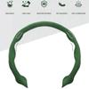 Card Style Suede Ultra-thin Car Steering Wheel Cover, Dynamic and Fashionable Universal Version