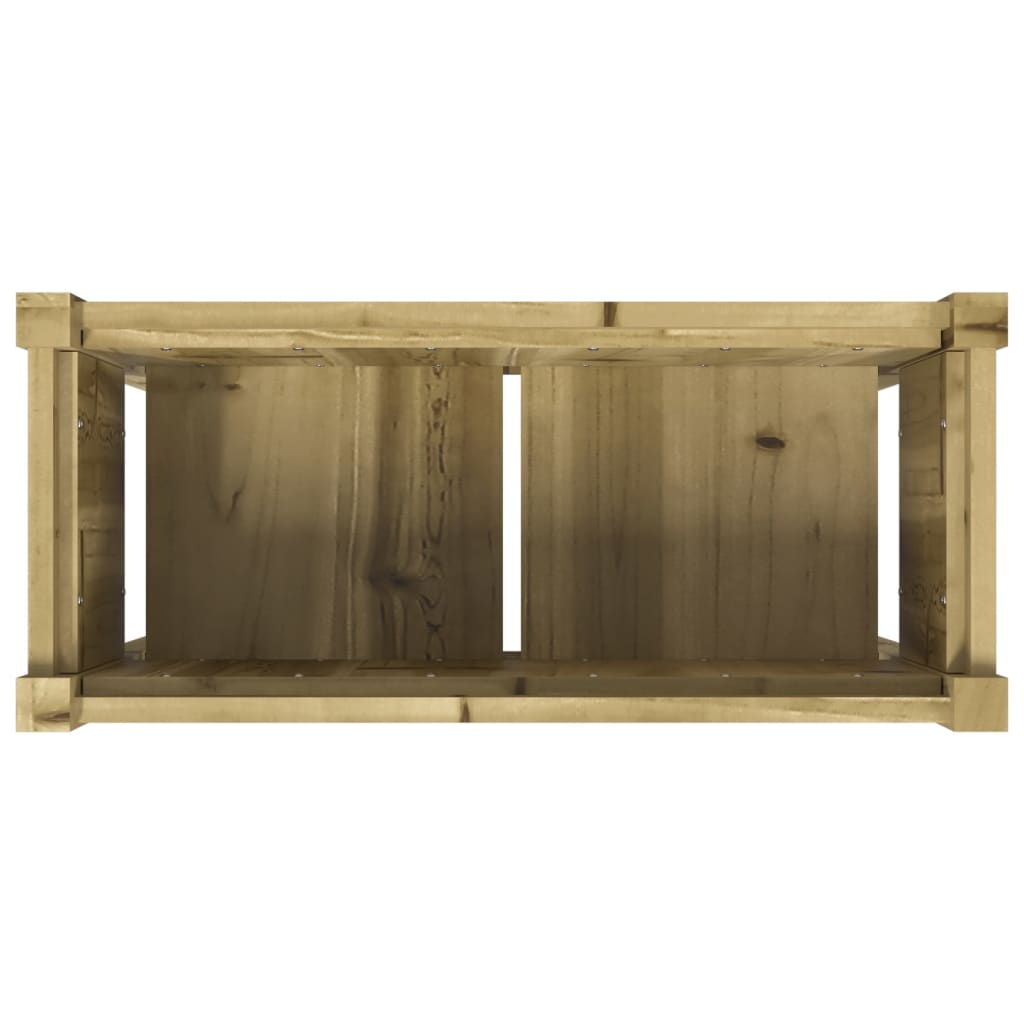 Wooden Planter with Legs 70 X 31 X 70 Cm Pressure Treated Pine Wood
