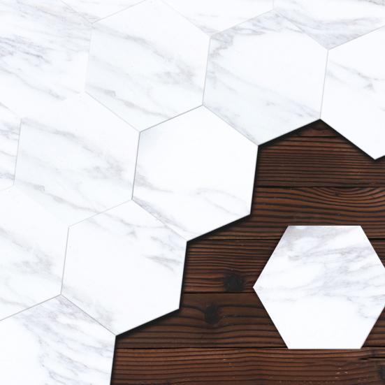 

10шт шестиугольный кухонный декор мраморный стиль ванная комната плитка наклейка самоклеящаяся