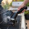 Stainless Steel Electric BBQ Cleaning Brush Double Wheel Rotating Barbecue Brush  Household