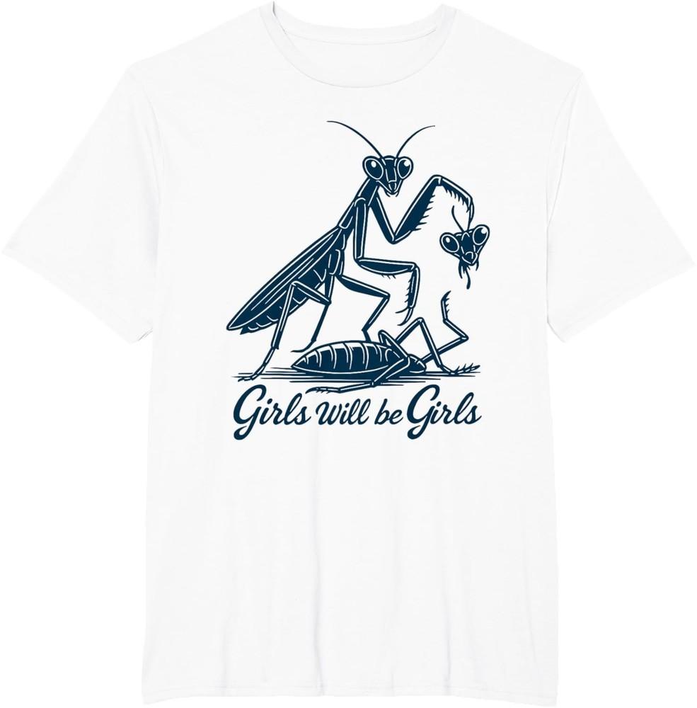 

Футболка унисекс Girl Will Be Girls Praying Mantis 4XL