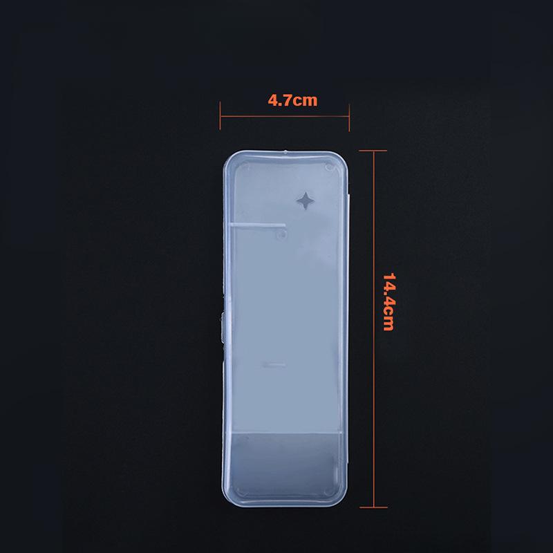 Praktische Kunststoff klar transparent Sammlung Razor Cont Fall Aufbewahrungsbox