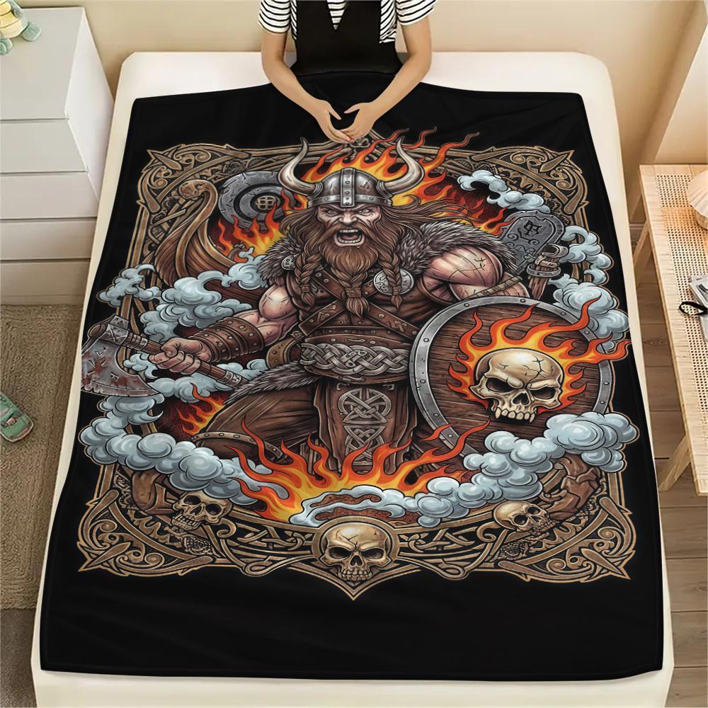 Street dark gorilla wolf truckPrint Flannel Blanket,High quality Comfortable for All Seasons,Home Decor,Warmth and Comfort,Perfect for Christmas Gifts