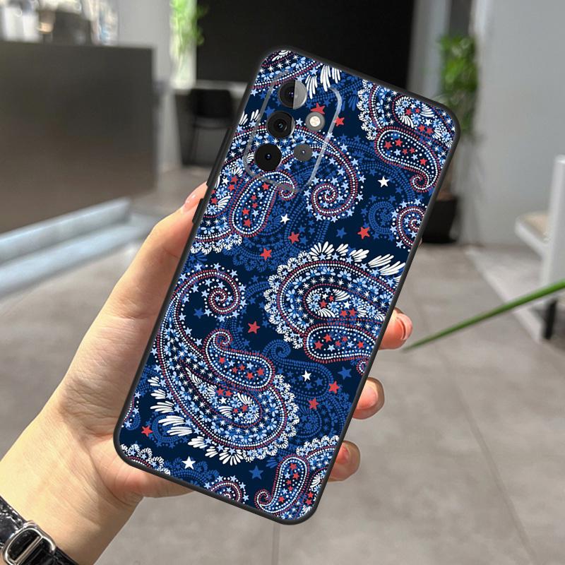 Bandana Seamless Pattern Case For Samsung Galaxy A22 A32 A52 A15 A16 A05 A26 A36 A56 A53 A33 A13 A34 A54 A14 A35 A55