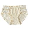 Cream Girl Underwear: Pure Desire High-Style Sexy Waistband Women's Breathable Comfortable Thin Triangle Panties.