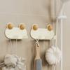 Punch-free Power Plug Socket Holder Cartoon Animals Wall Storage Hook Socket Storage Rack  for Home