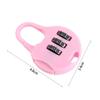 Plastic Password Combination Lock Backpack Padlock Digit Locks Solid Padlock  Toolbox