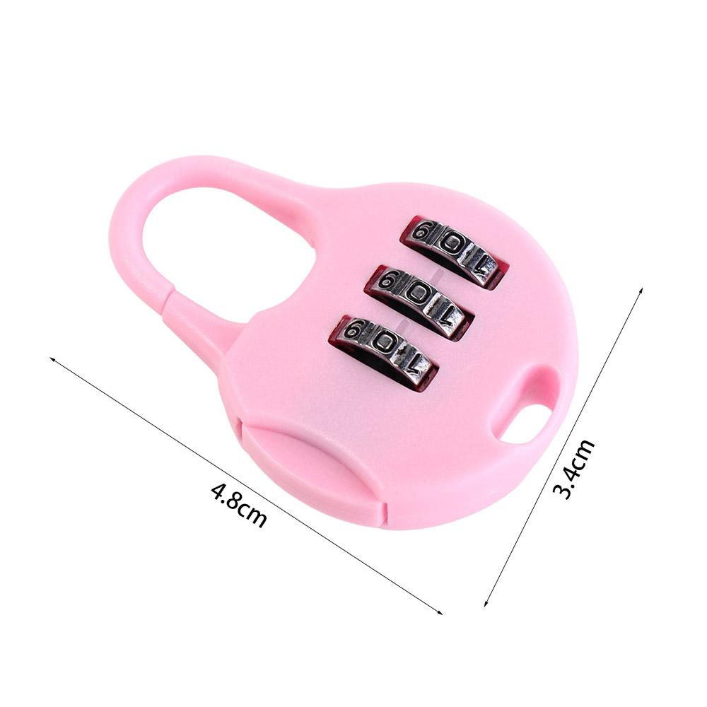 Plastic Password Combination Lock Backpack Padlock Digit Locks Solid Padlock  Toolbox
