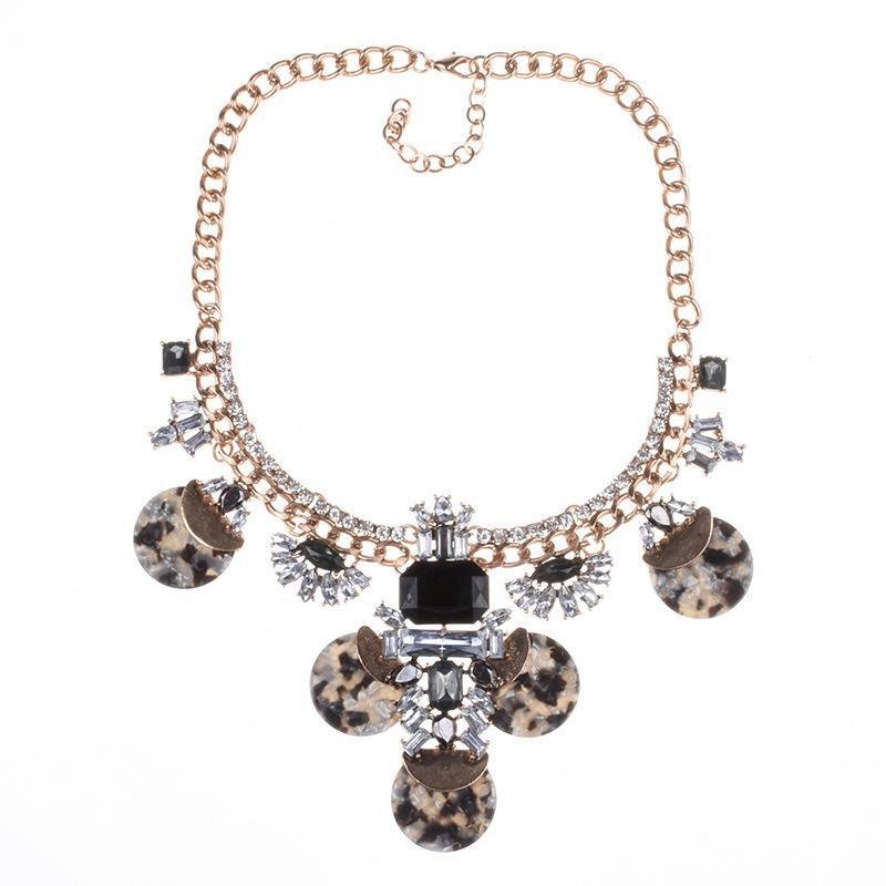 

Ожерелья, Модные цепочки на ключицы со стразами, Аксессуары